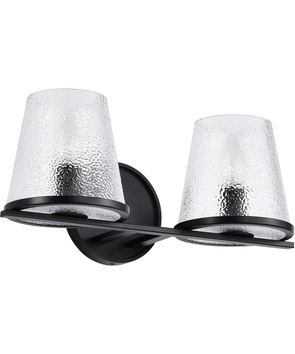 Valentine 2-Light Vanity & Wall Black - Image 5