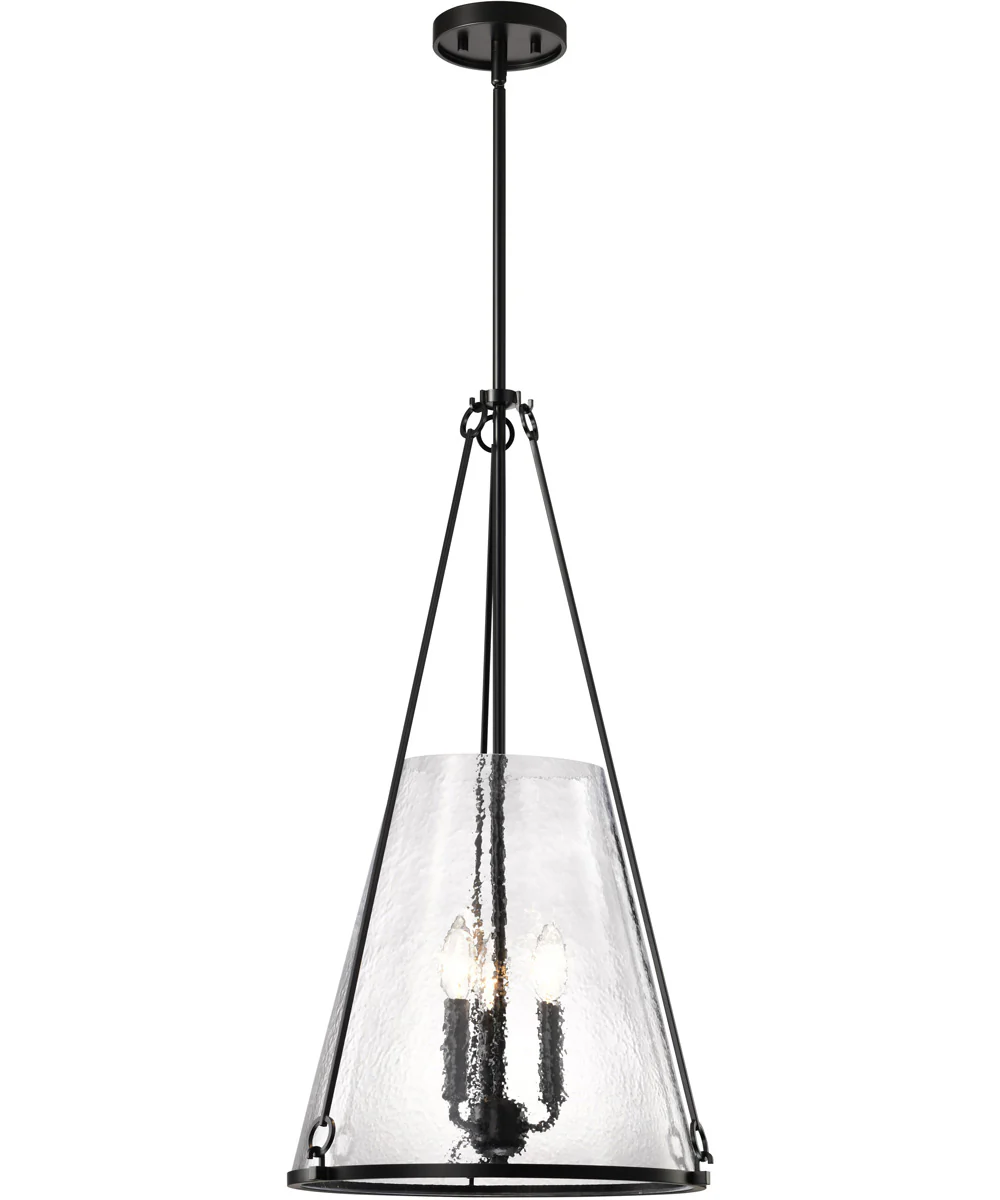 Valentine 3-Light Pendant Black - Image 6