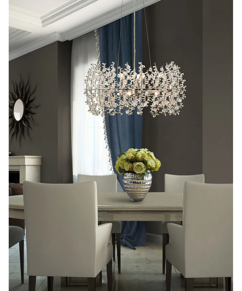 Valla 6-light Pendant Polished Chrome - Image 6