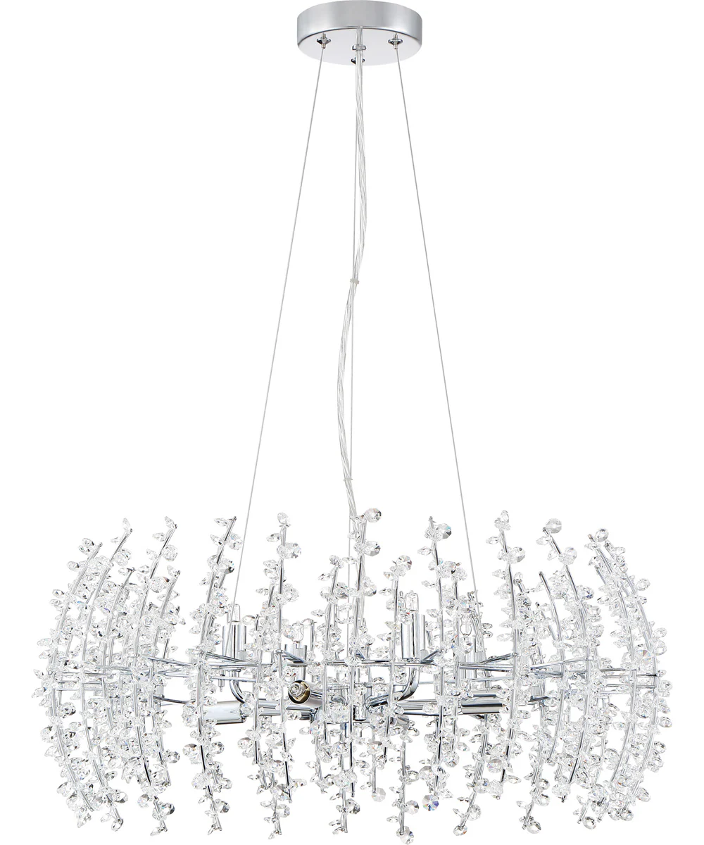 Valla 8-light Pendant Polished Chrome - Image 3