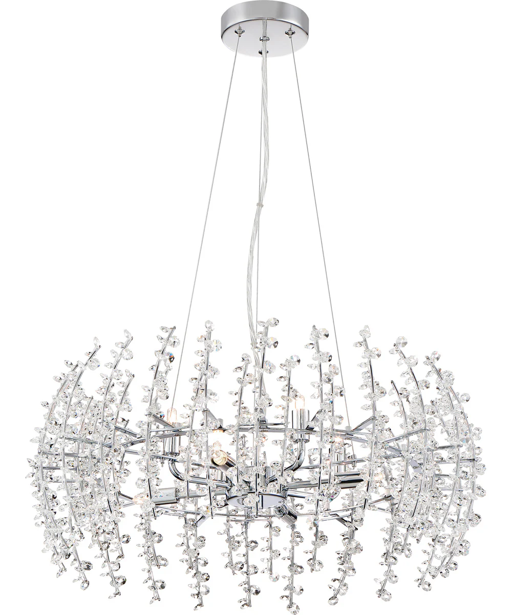 Valla 8-light Pendant Polished Chrome - Image 4