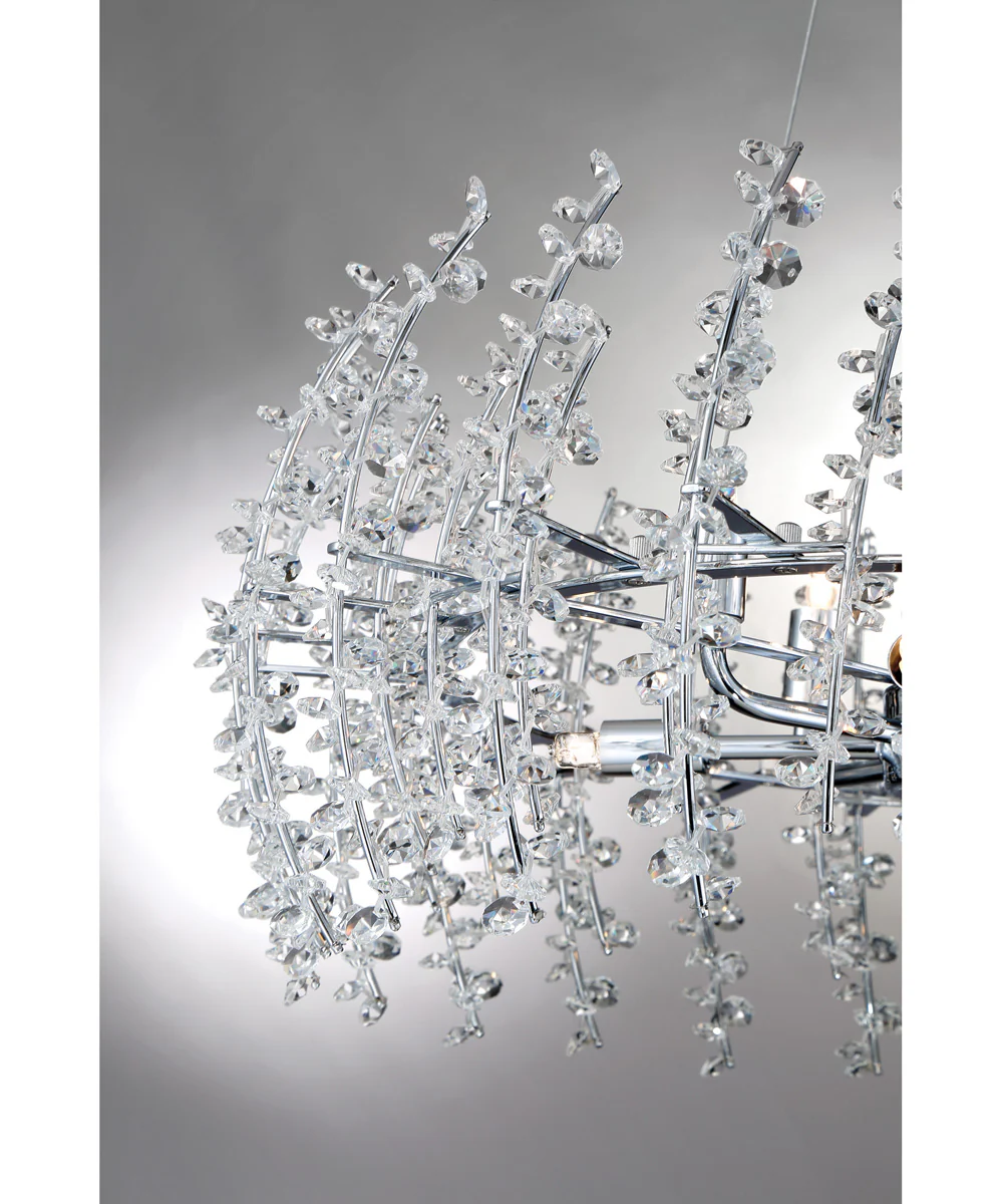 Valla 8-light Pendant Polished Chrome - Image 6