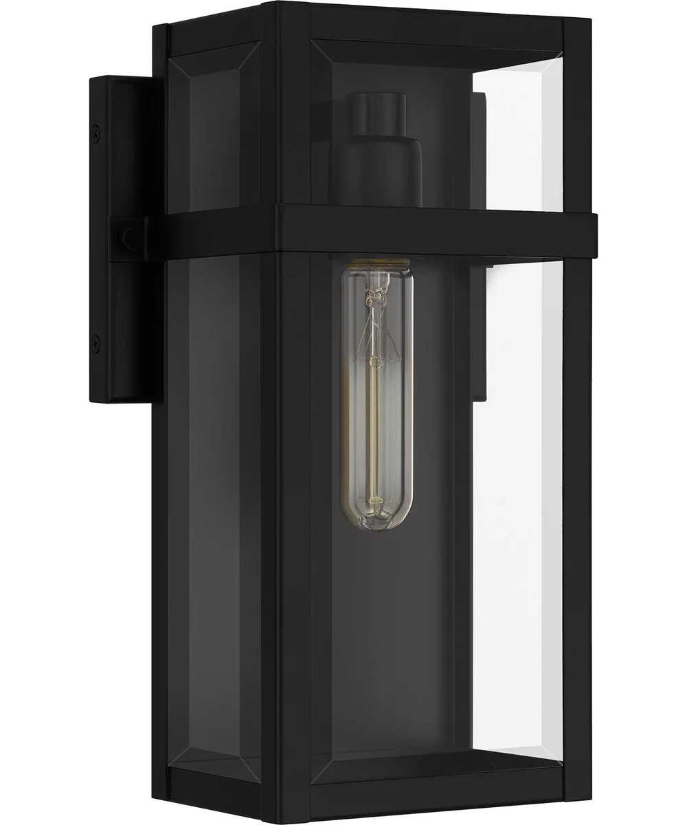Vanessa Medium 1-light Outdoor Wall Light Coastal Armour Aluminum Matte Black - Image 2