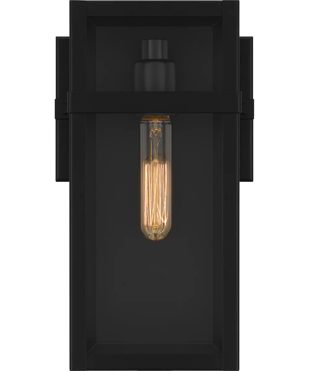 Vanessa Medium 1-light Outdoor Wall Light Coastal Armour Aluminum Matte Black - Image 3