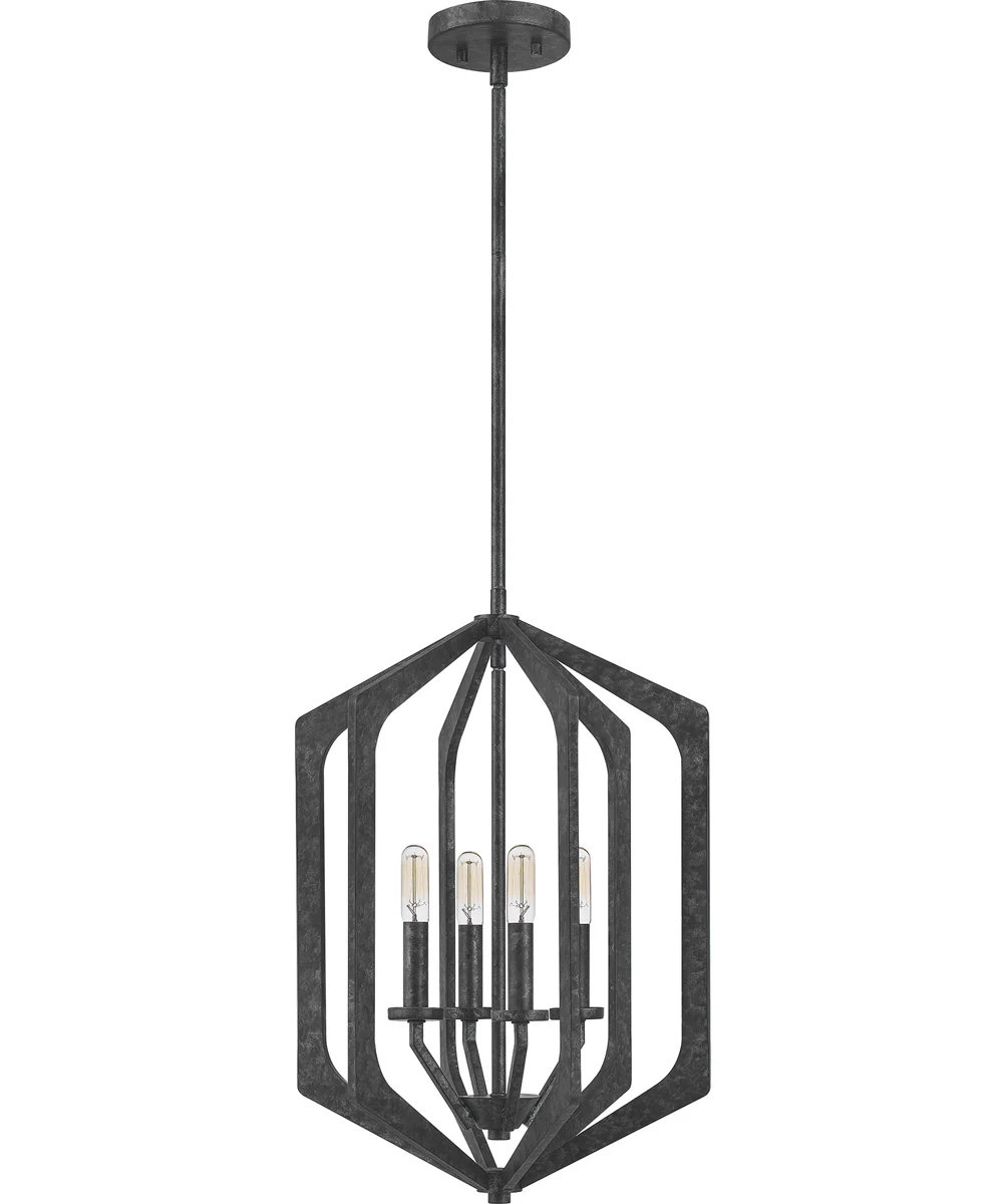 Vanguard 4-light Pendant Old Black Finish - Image 3