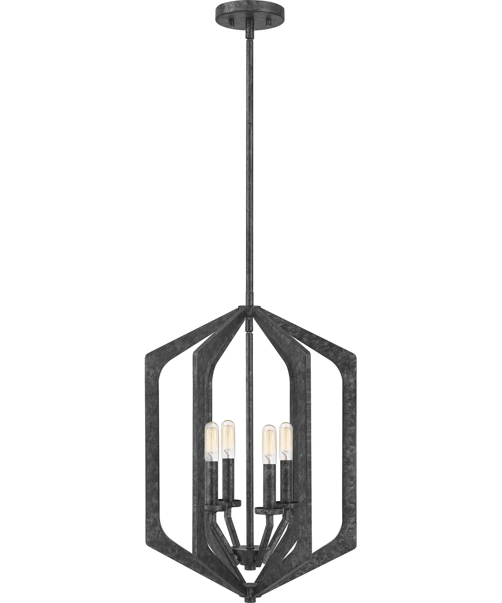 Vanguard 4-light Pendant Old Black Finish - Image 5