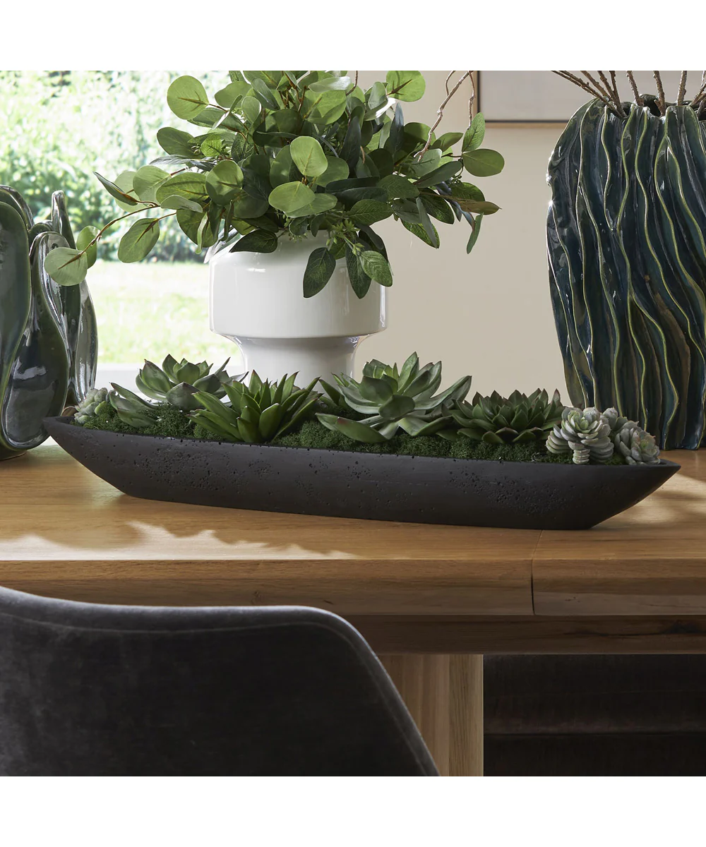 Verde Succulent Centerpiece In Bowl - Image 2