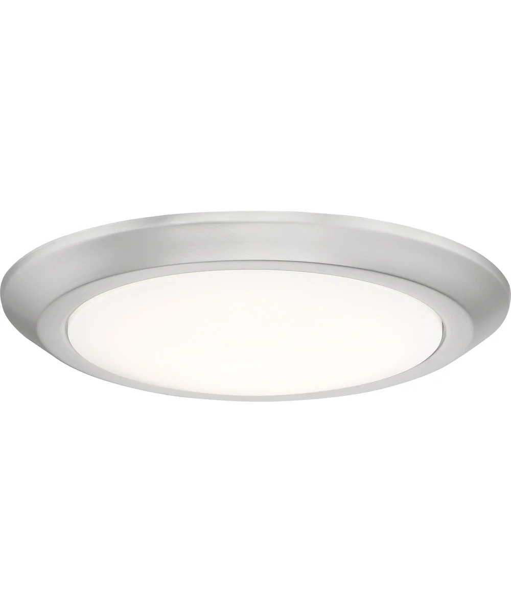 Verge Flush Mount Brushed Nickel