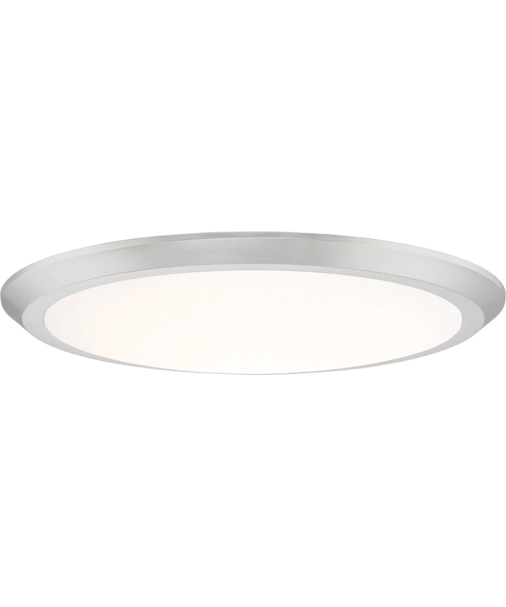 Verge Flush Mount Brushed Nickel