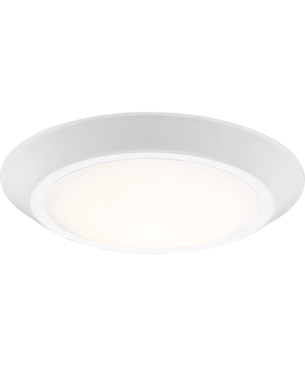 Verge  Flush Mount White Lustre