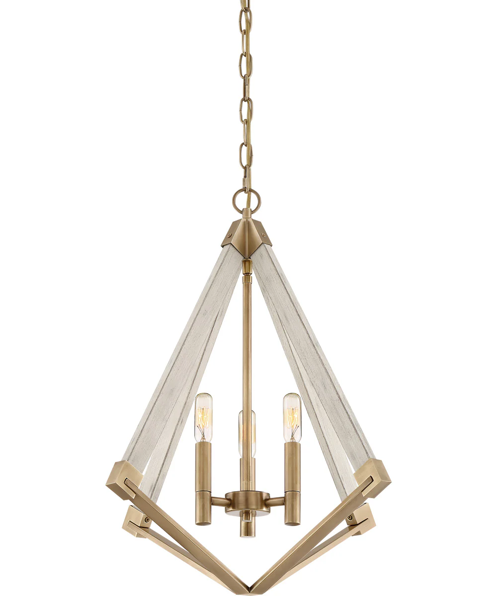 Viewpoint 3-light Pendant Weathered Brass - Image 4