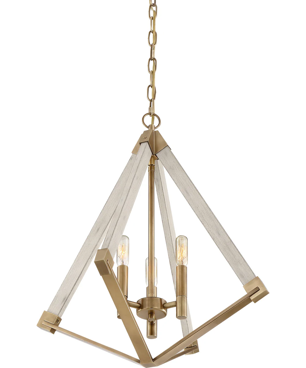 Viewpoint 3-light Pendant Weathered Brass - Image 5