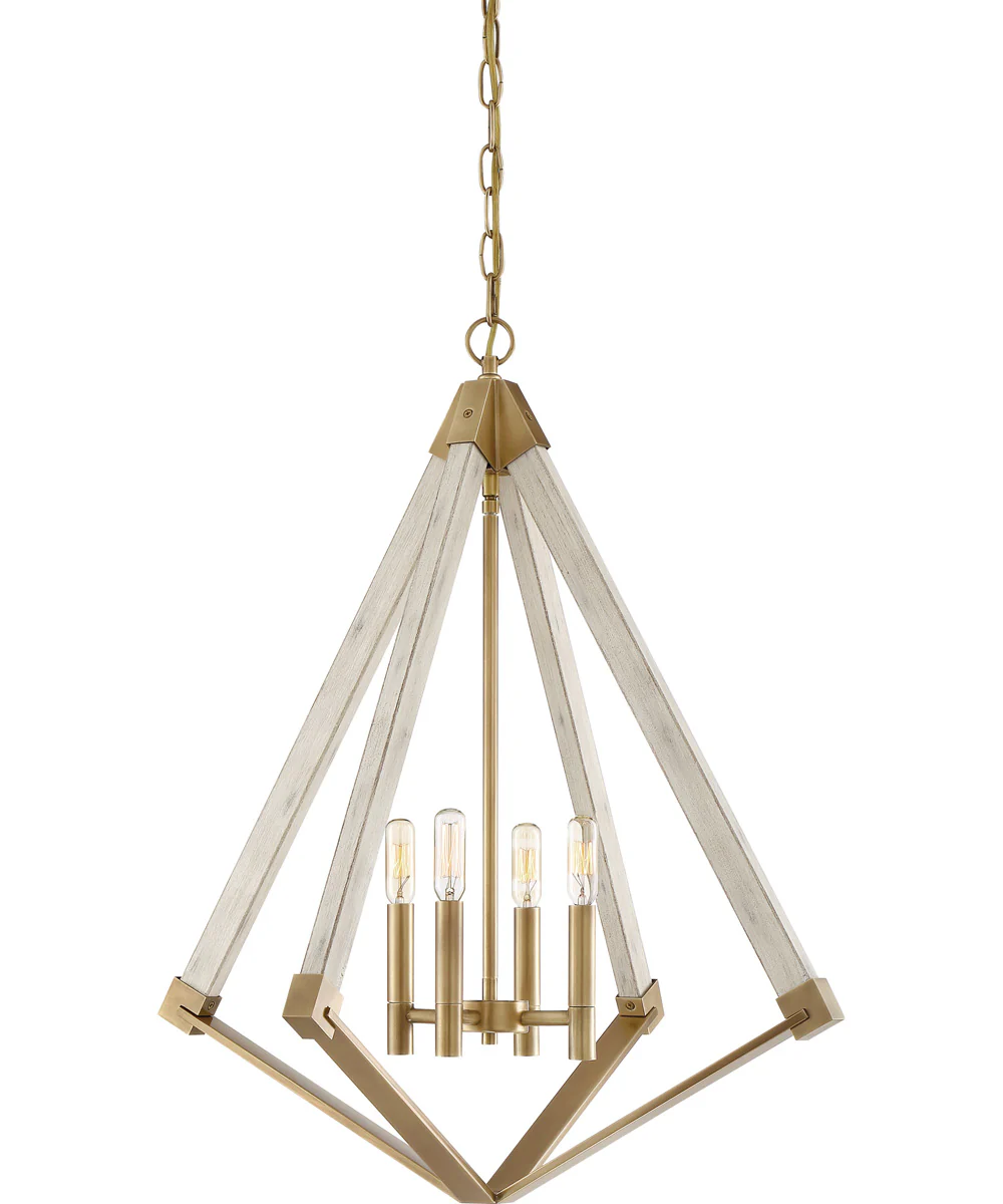 Viewpoint 4-light Pendant Weathered Brass - Image 2