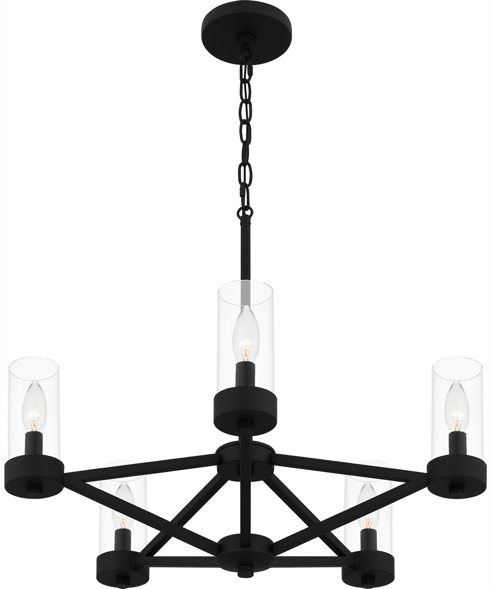 Villa 5-light Chandelier Earth Black - Image 5