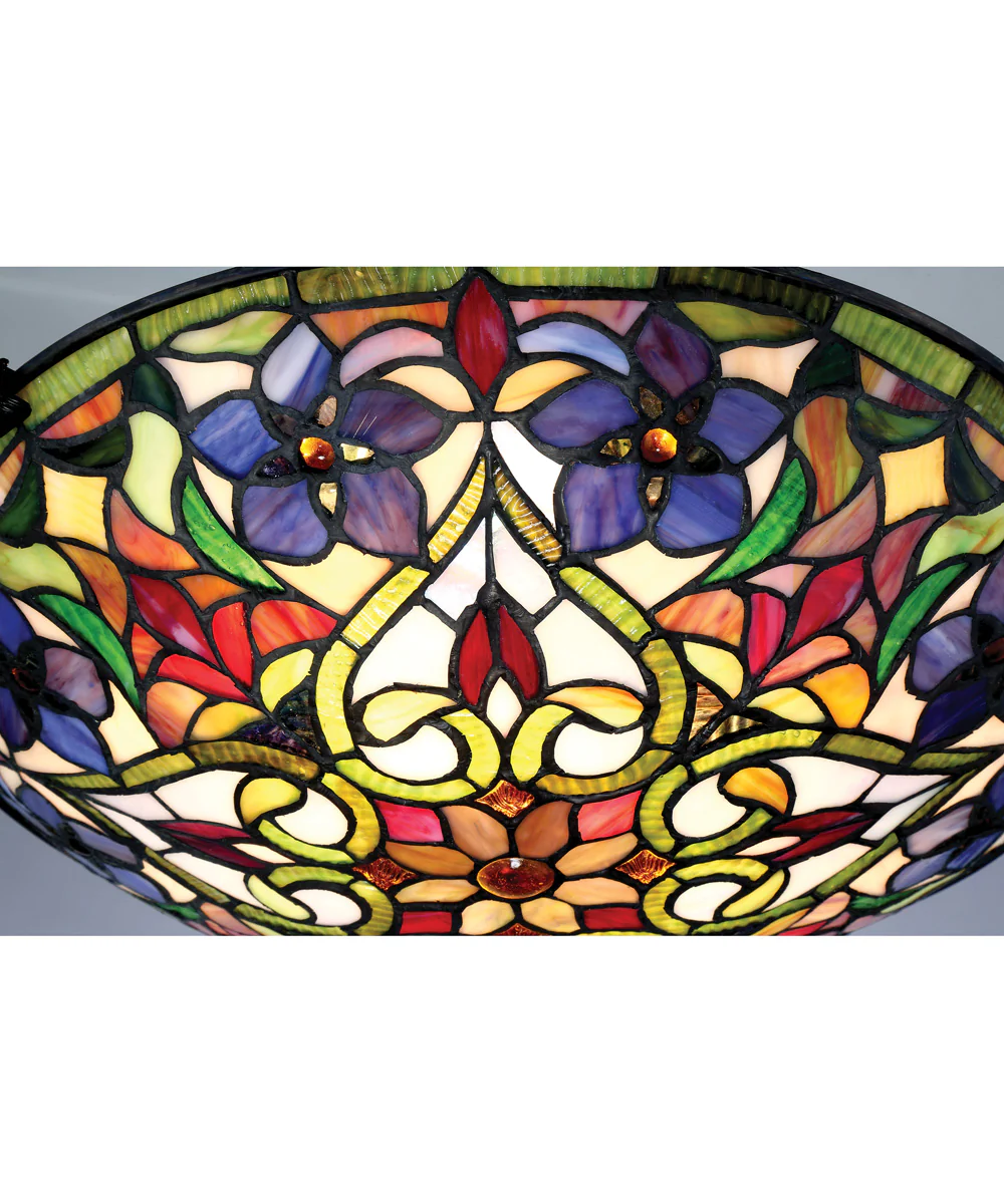 Violets Large 2-light Flush Mount Vintage Bronze - Image 5