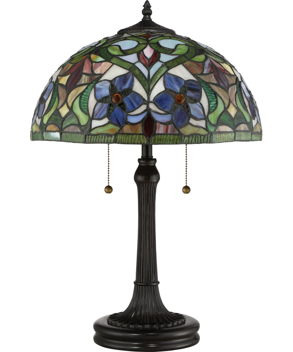 Violets Small 2-light Table Lamp Vintage Bronze - Image 3