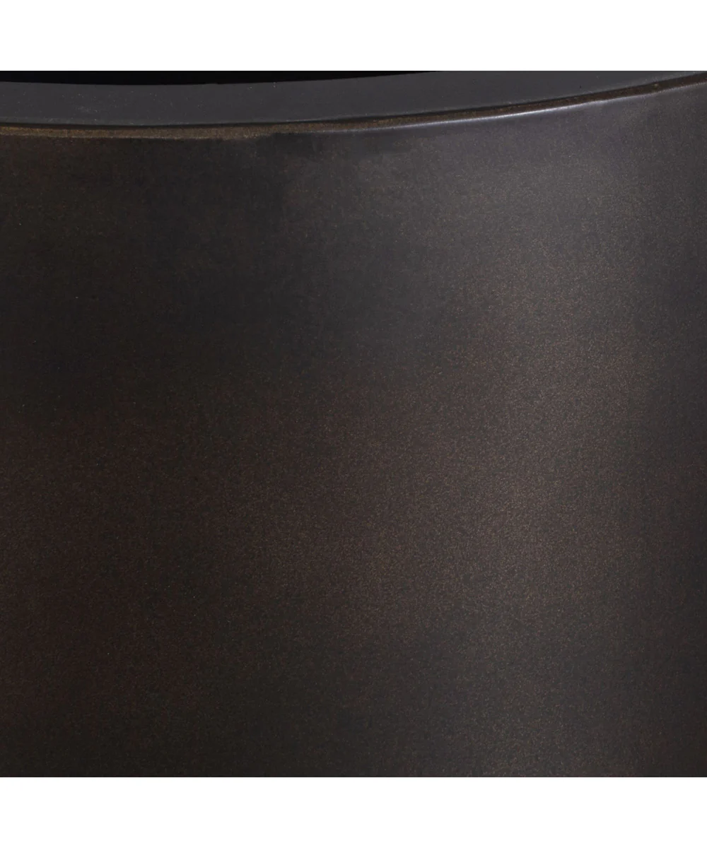 Volcan Matte Bronze Outdoor Planters Set of 2 - Image 4