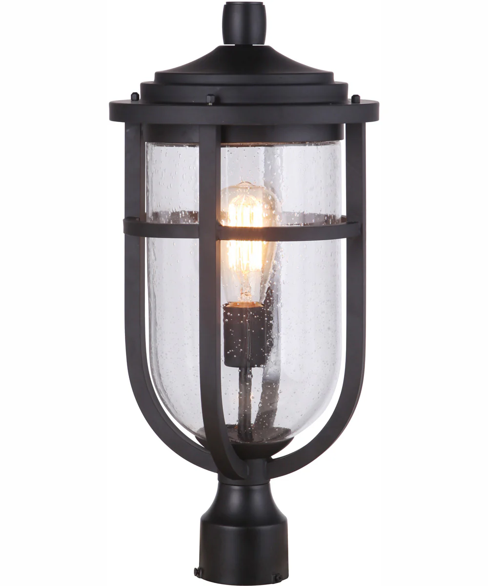 Voyage 1-Light Outdoor Post Mount Midnight - Image 2