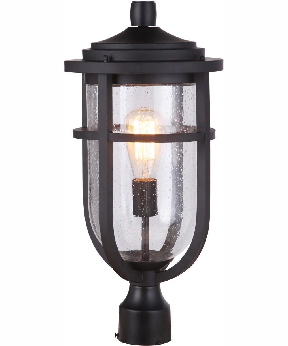 Voyage 1-Light Outdoor Post Mount Midnight - Image 4