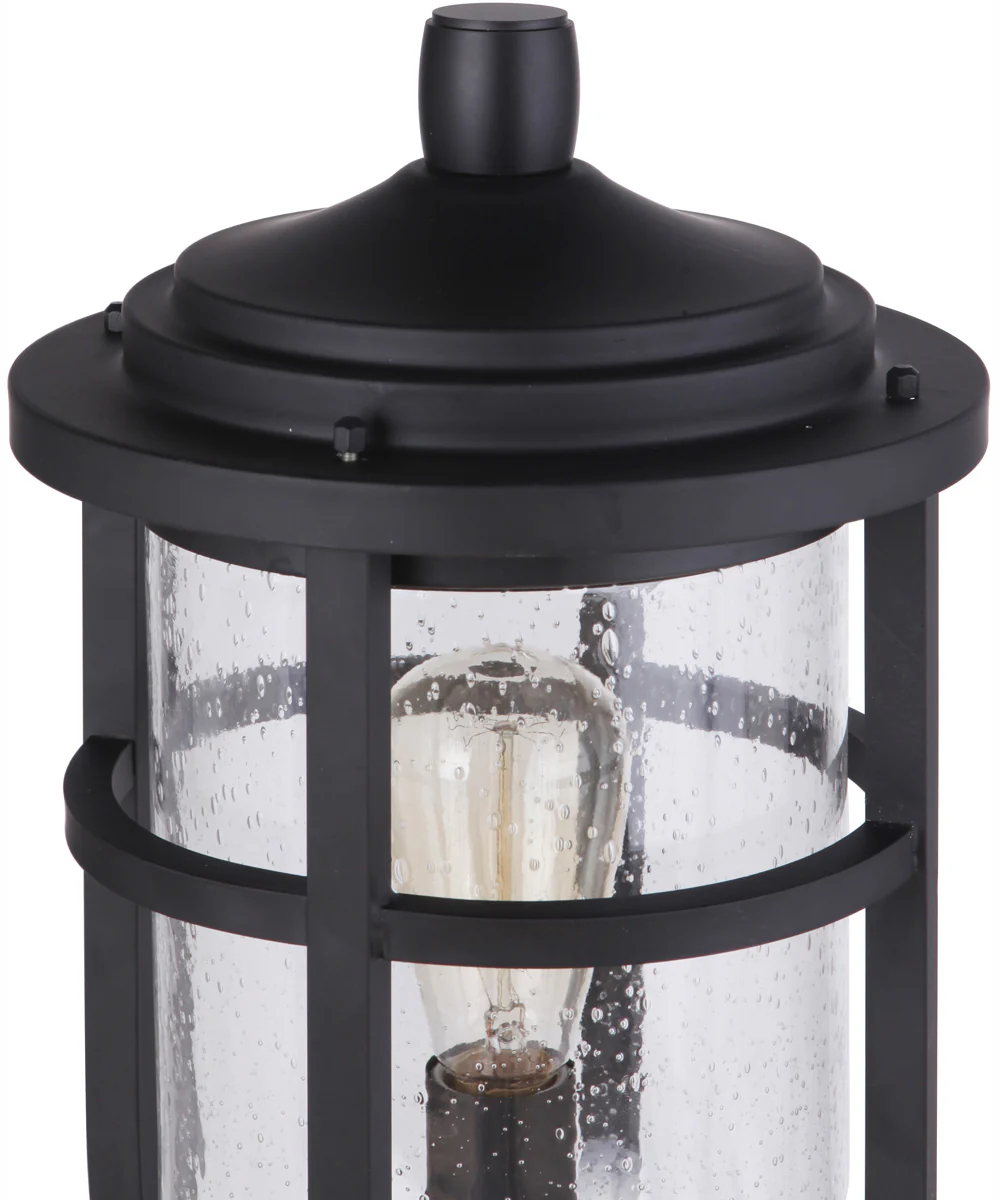 Voyage 1-Light Outdoor Post Mount Midnight - Image 7