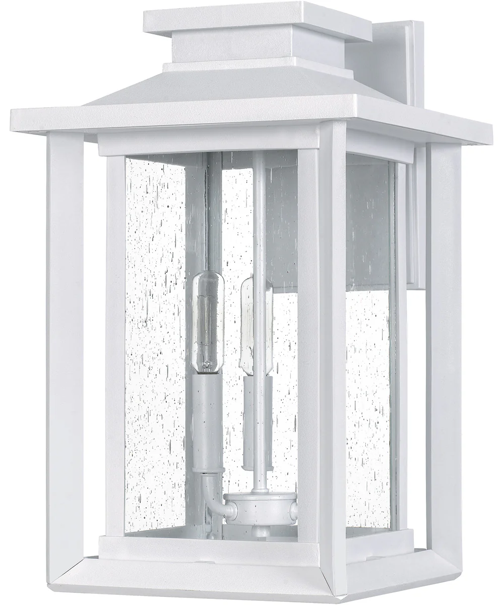 Wakefield Large 3-light Outdoor Wall Light  Coastal Armour White Lustre - Image 3