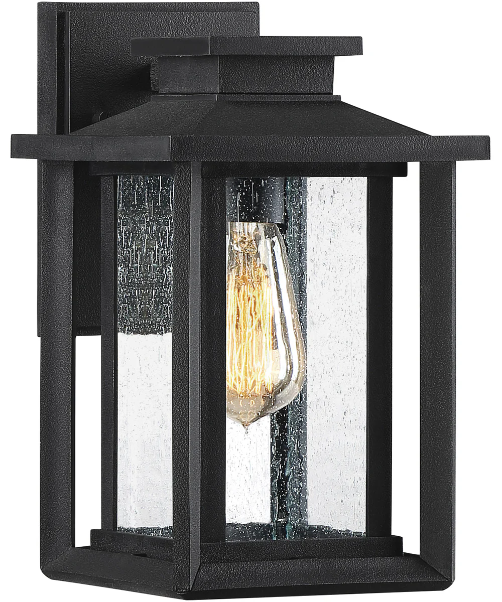 Wakefield Small 1-light Outdoor Wall Light Coastal Armour Earth Black