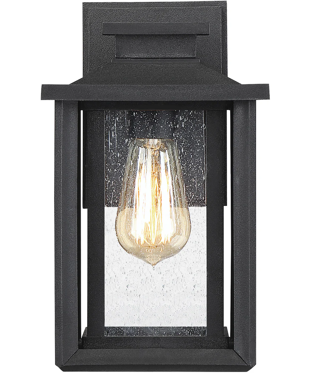 Wakefield Small 1-light Outdoor Wall Light Coastal Armour Earth Black - Image 4