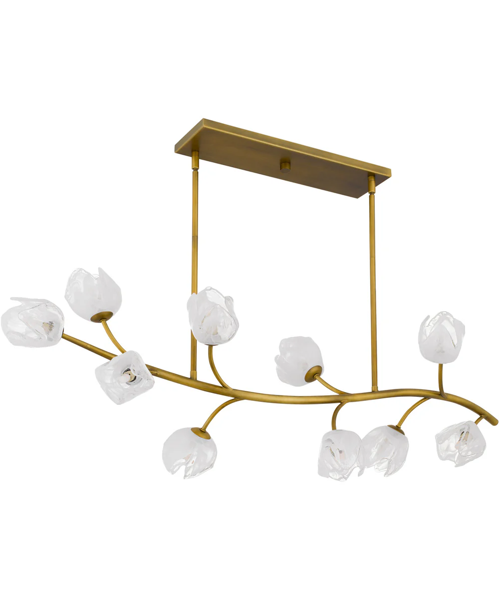 Walker 10-light Island Light Vintage Brass - Image 5