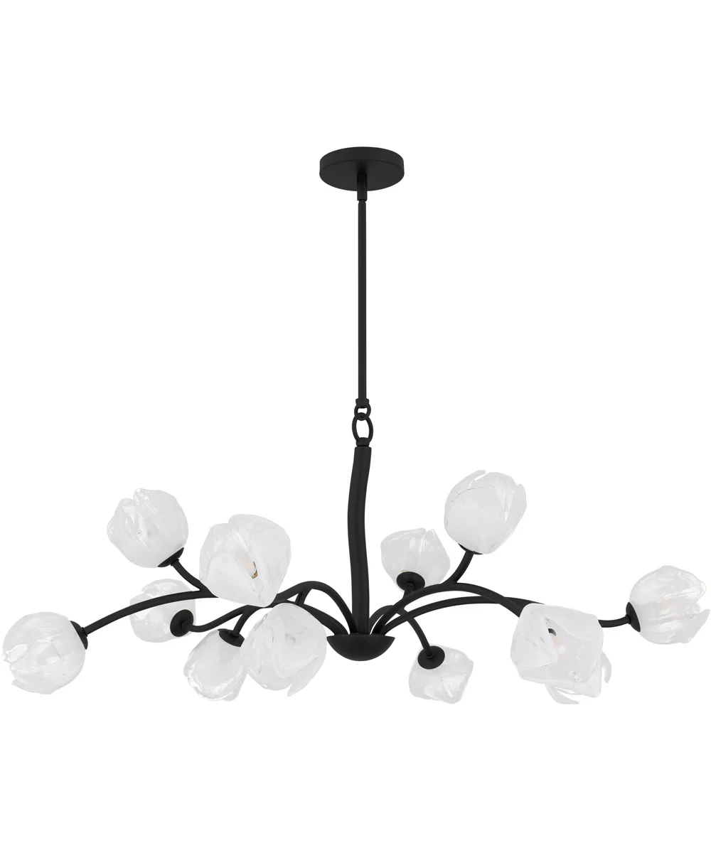 Walker 12-light Chandelier Matte Black - Image 5