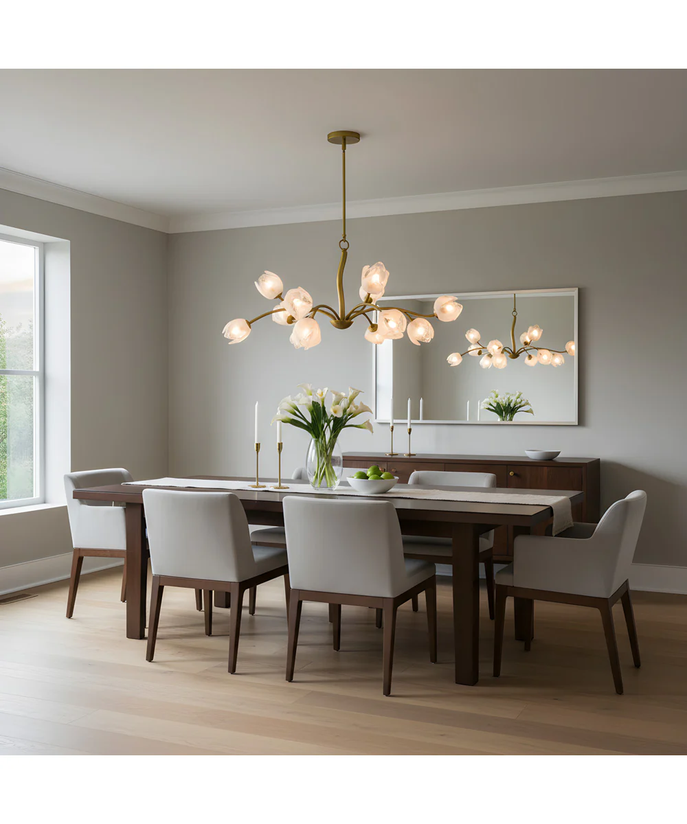 Walker 12-light Chandelier Vintage Brass - Image 3