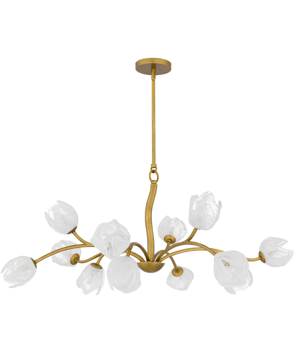 Walker 12-light Chandelier Vintage Brass - Image 5