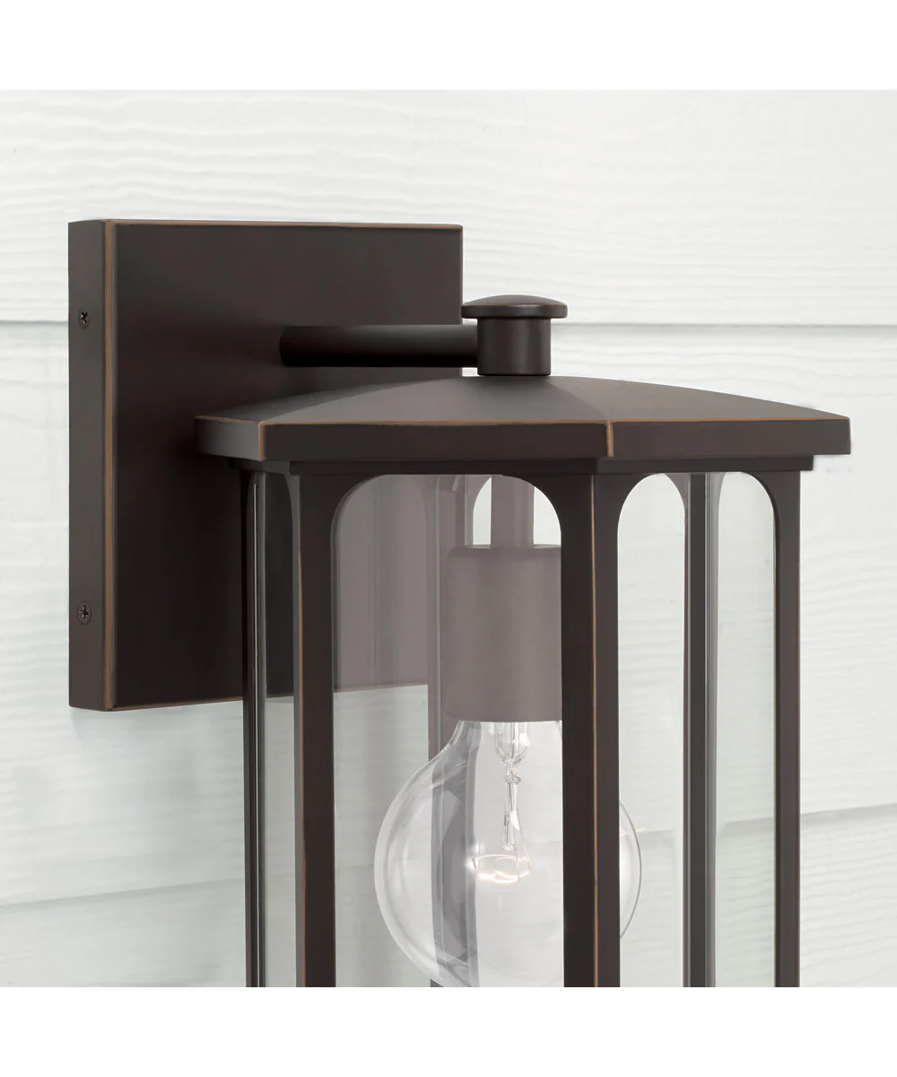 Walton 1-Light Outdoor Wall-Lantern Rain or Shine - Oiled Bronze - Image 3