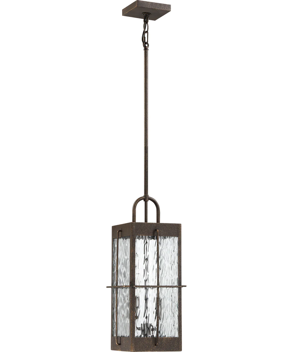 Ward Large 2-light Outdoor Pendant Light Gilded Bronze - Image 3