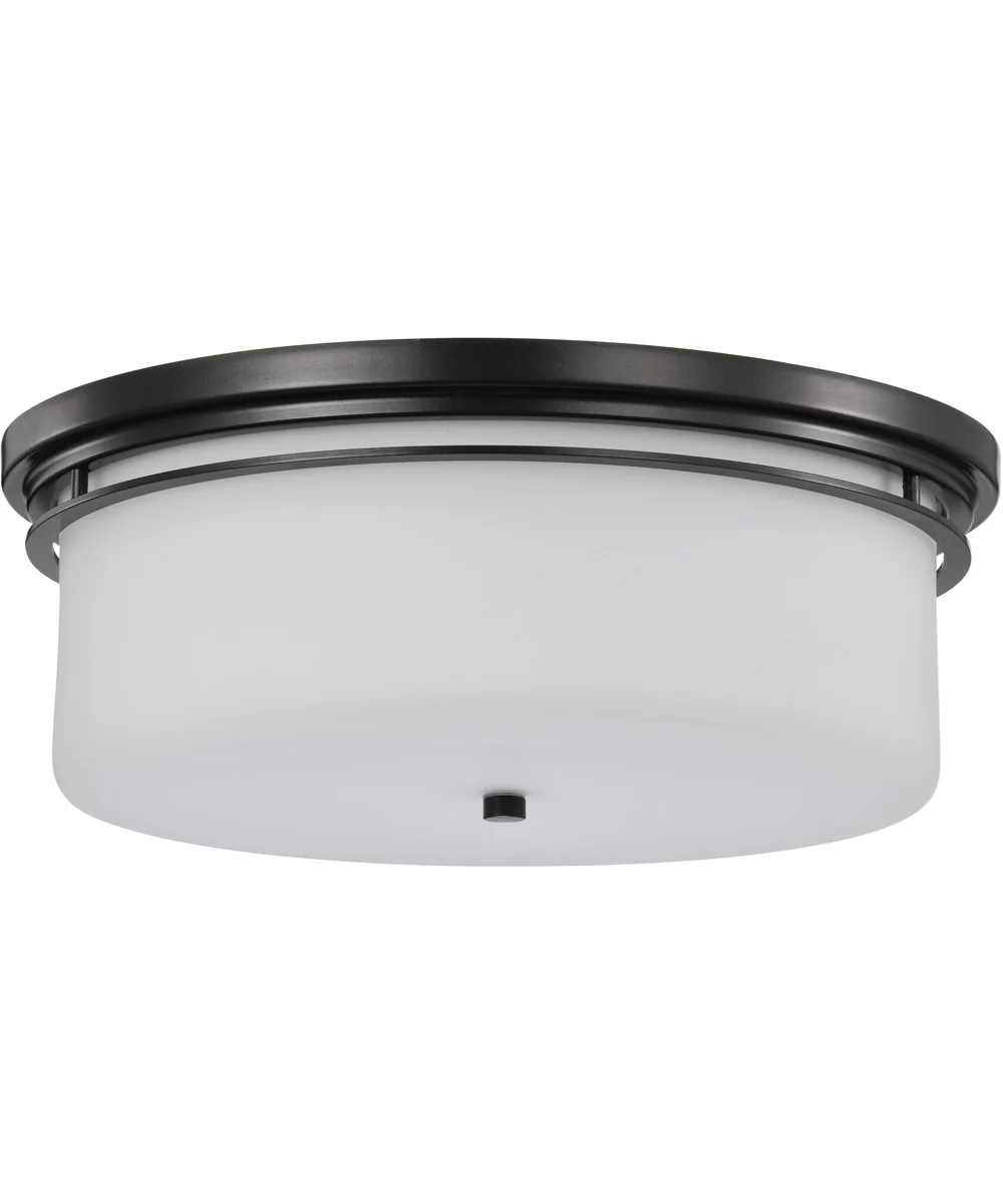 Warren 2-Light Close-to-Ceiling Gun Metal