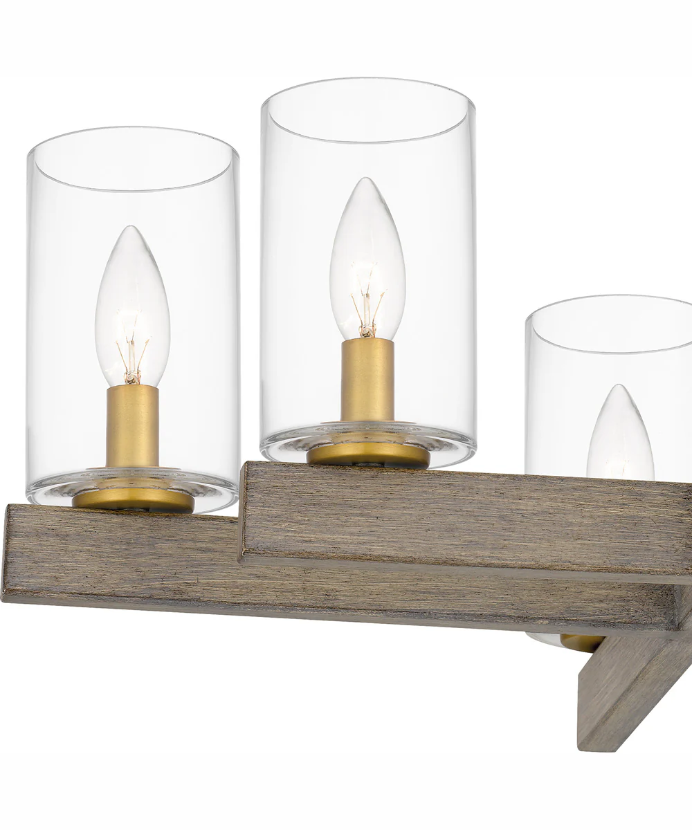 Warrington 6-light Chandelier Aged Brass - Image 6