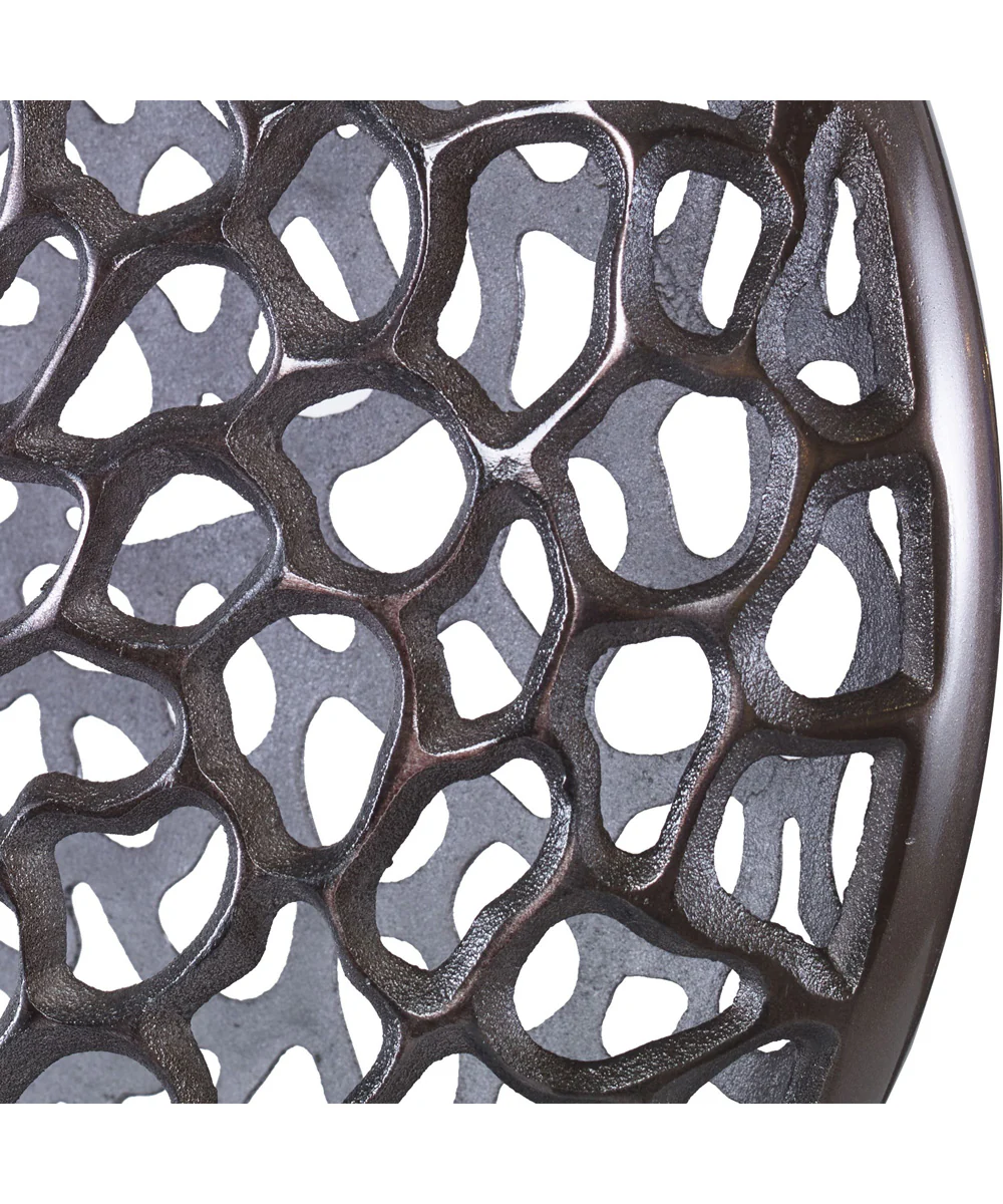 Web Dark Bronze Vase - Image 4