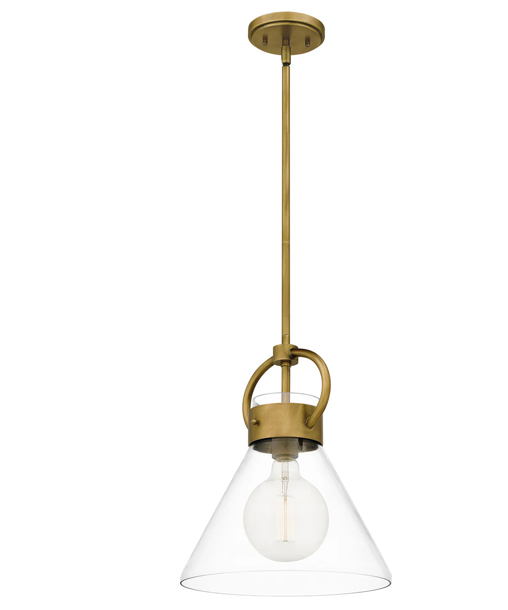 Webster Small 1-light Mini Pendant Weathered Brass - Image 4
