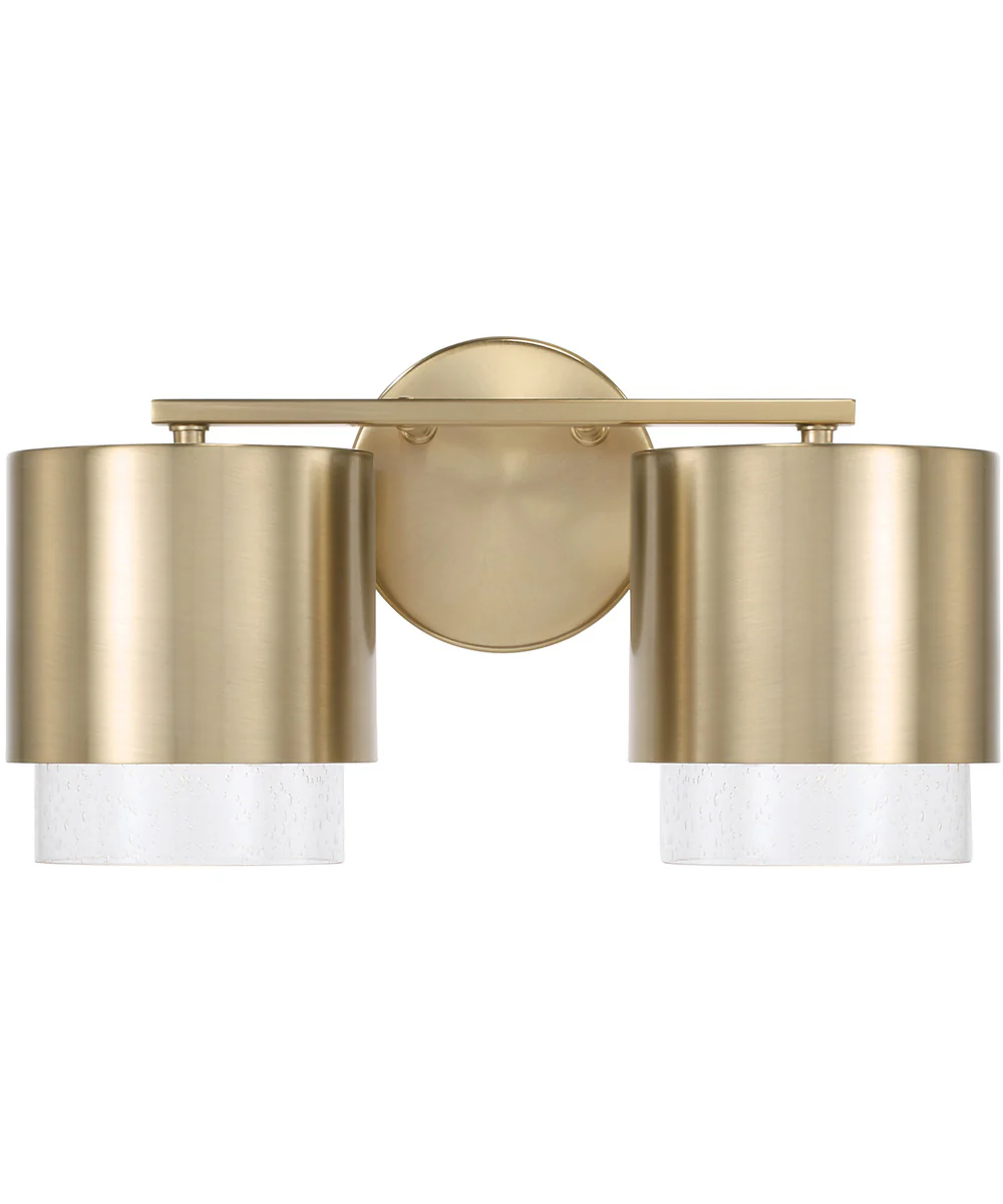 Weller 2-Light Vanity Matte Brass - Image 3