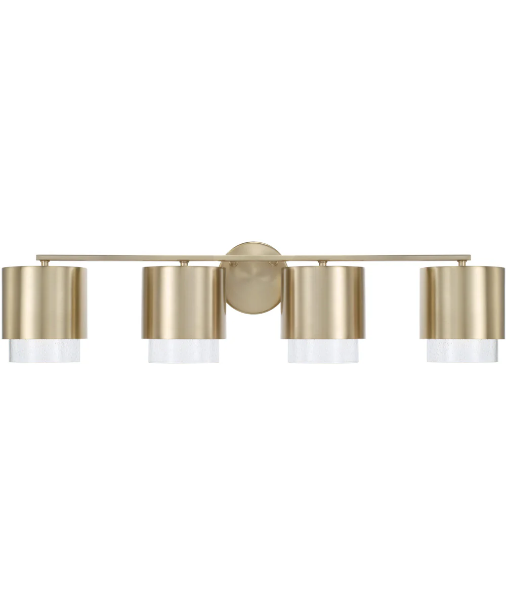 Weller 4-Light Vanity Matte Brass - Image 3