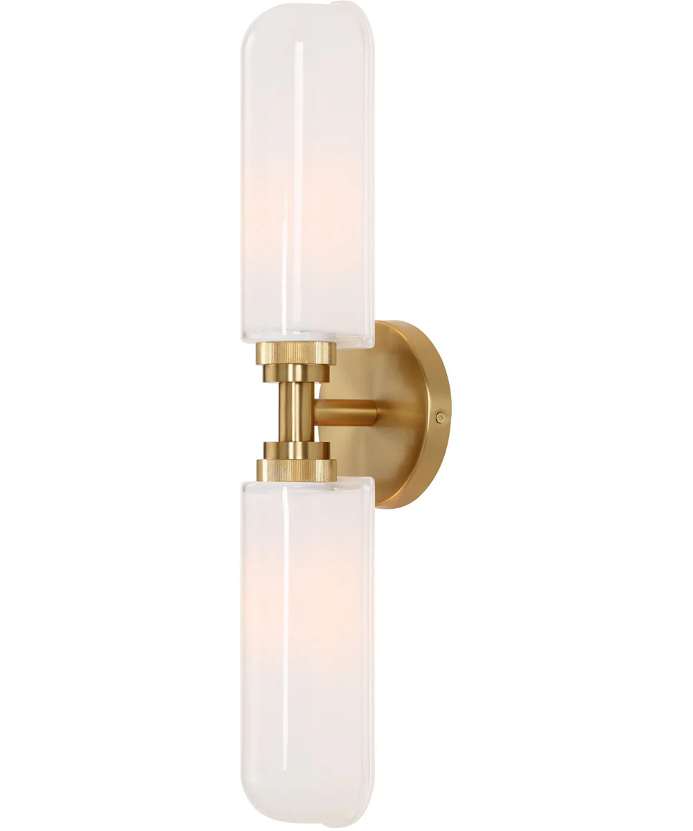 Wellsville 2 Lt Brass Sconce