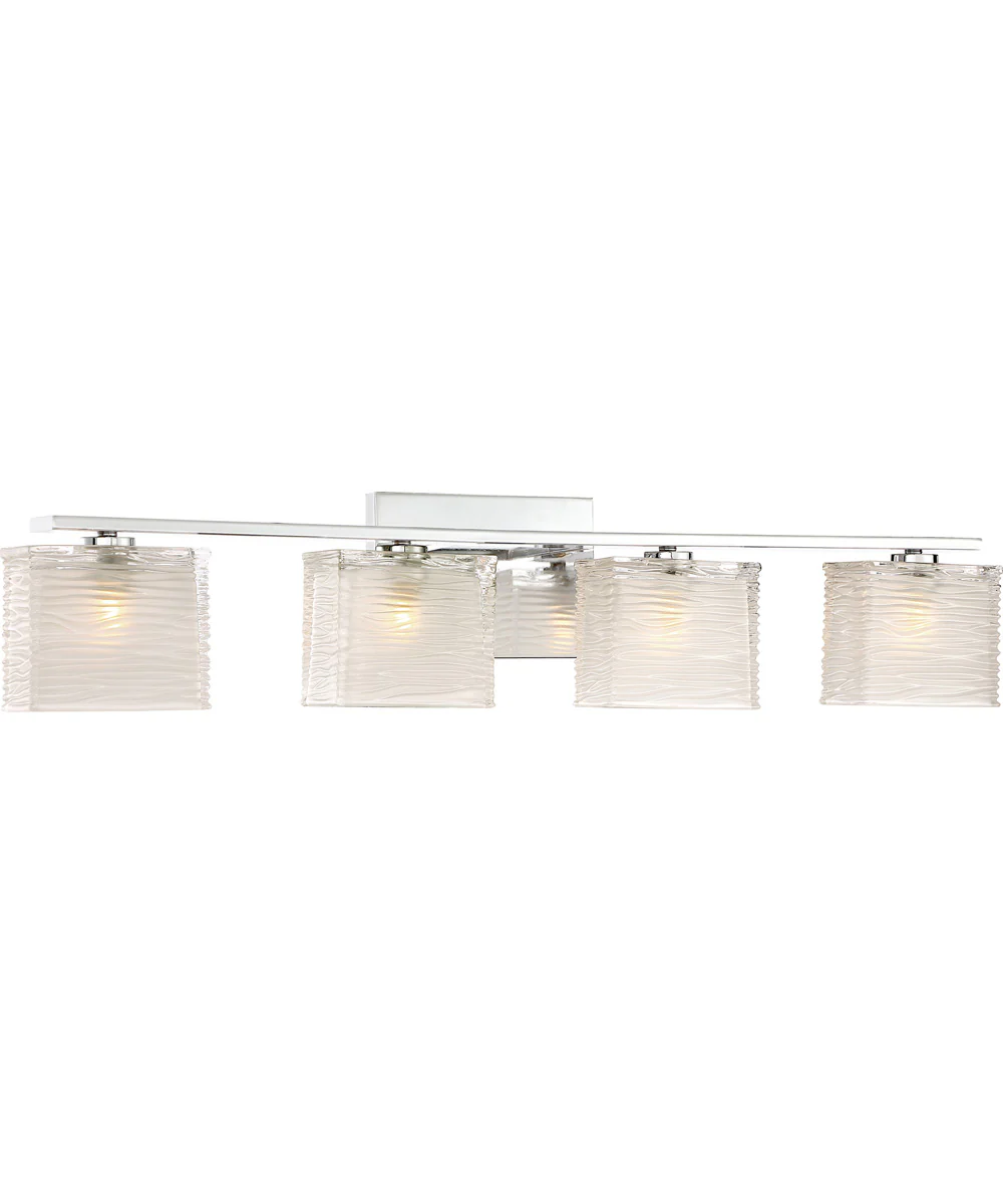 Westcap Extra Large 4-light Bath Light Polished Chrome - Image 3