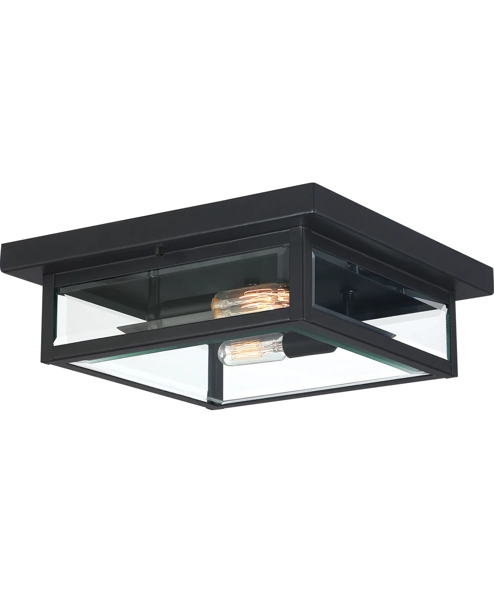 Westover 2-light Flush Mount Earth Black - Image 2