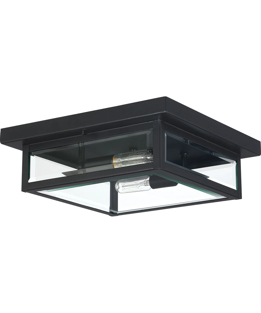 Westover 2-light Flush Mount Earth Black - Image 3