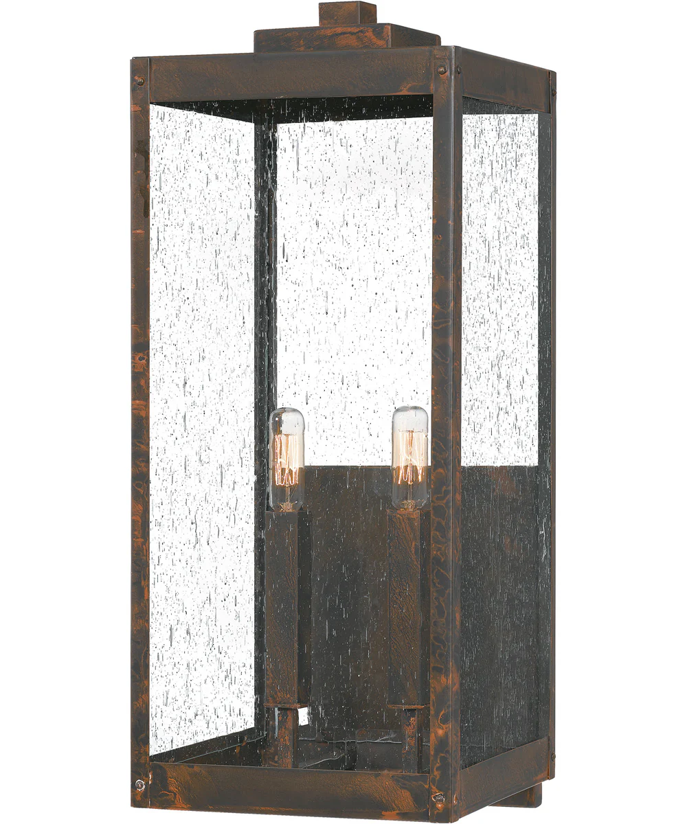 Westover Extra Large 2-light Outdoor Wall Light Industrial Bronze - Image 2