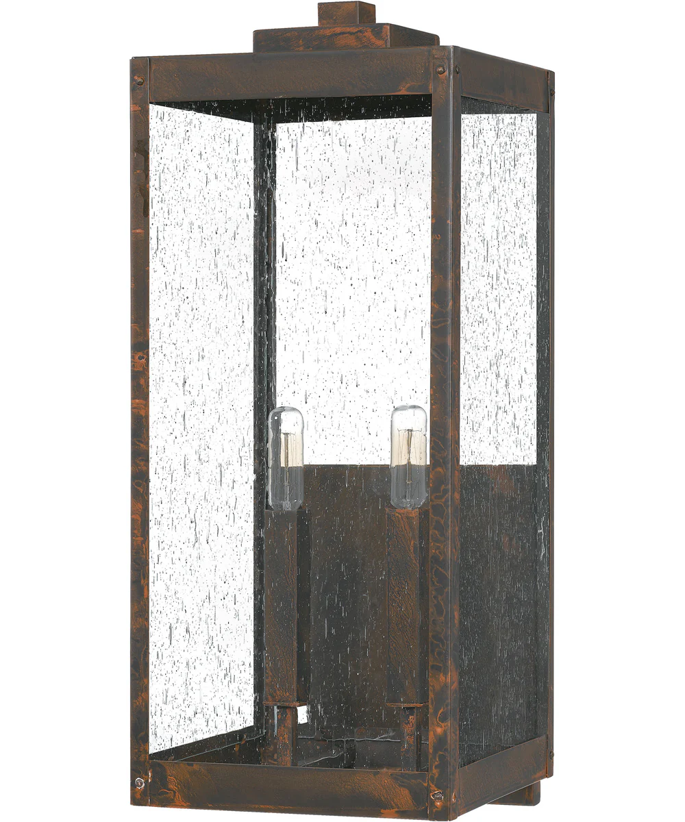 Westover Extra Large 2-light Outdoor Wall Light Industrial Bronze - Image 3