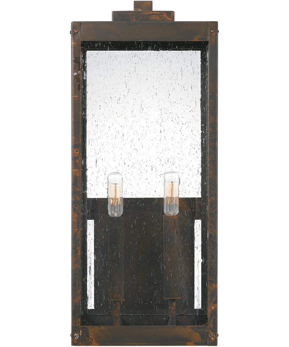 Westover Extra Large 2-light Outdoor Wall Light Industrial Bronze - Image 4
