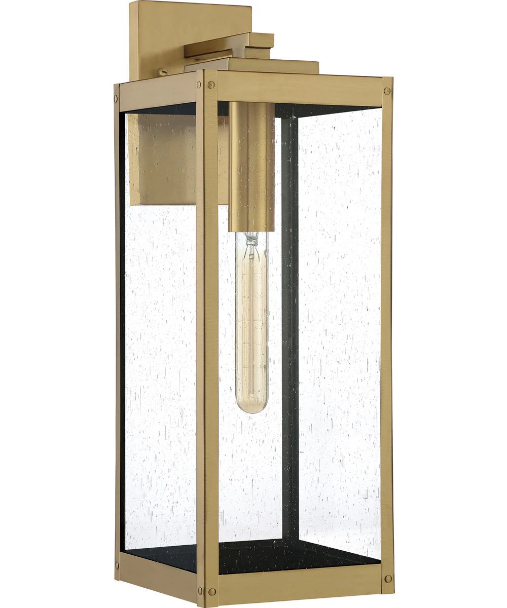 Westover Large 1-light Outdoor Wall Light Antique Brass - Image 3