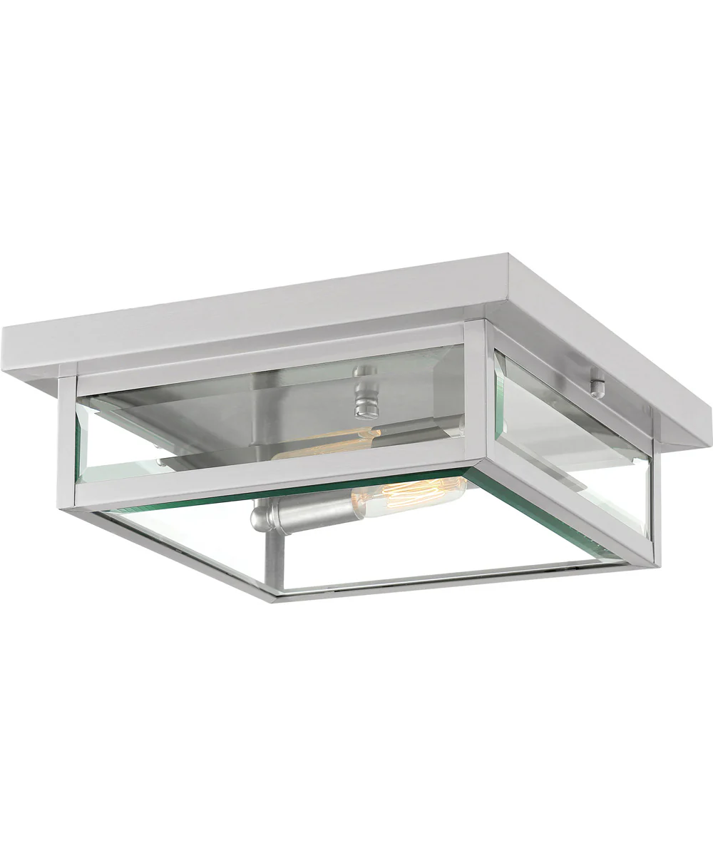 Westover Medium 2-light Outdoor Ceiling Light Stainless Steel - Image 2
