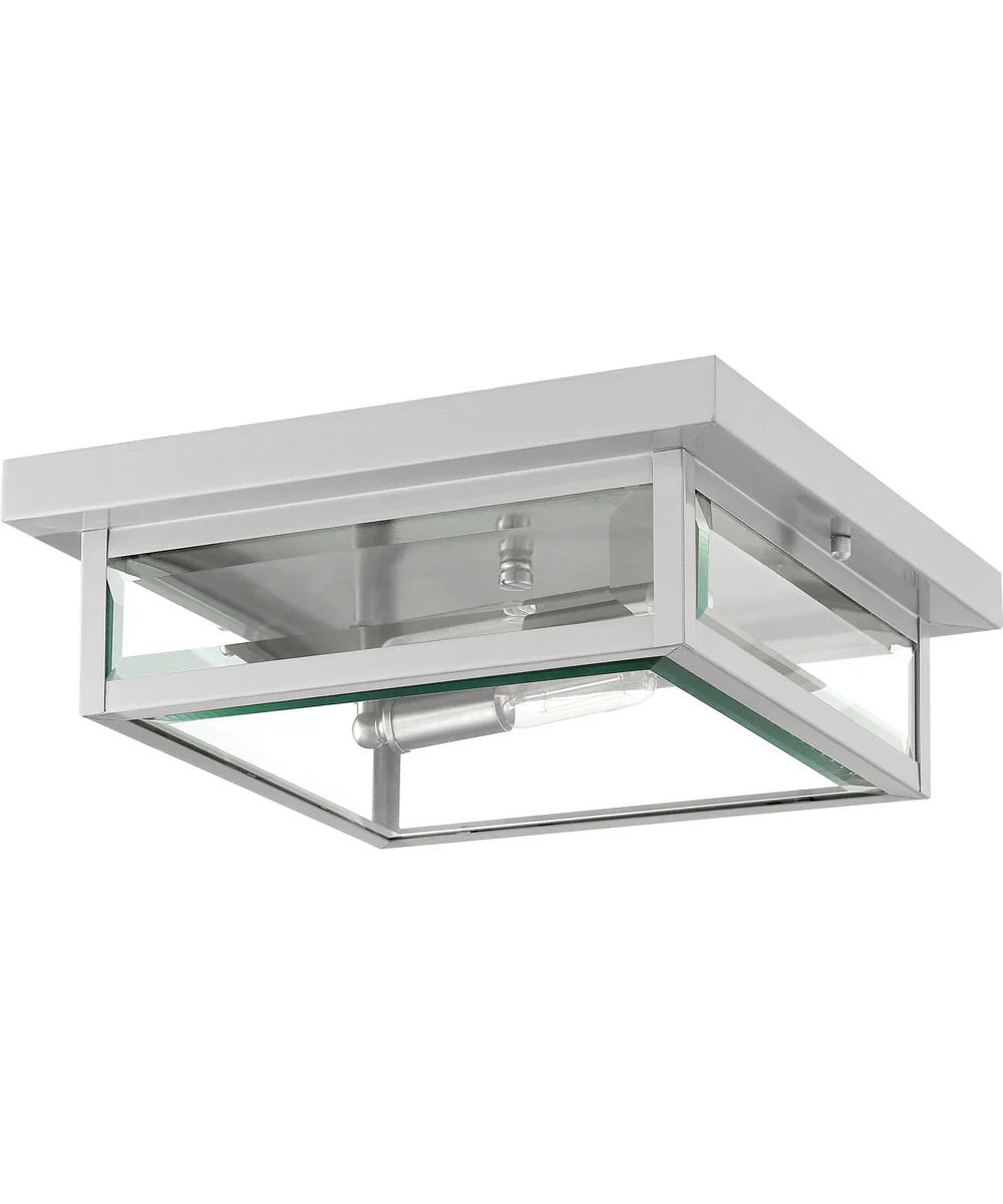 Westover Medium 2-light Outdoor Ceiling Light Stainless Steel - Image 3