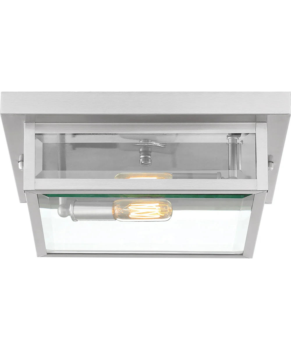 Westover Medium 2-light Outdoor Ceiling Light Stainless Steel - Image 5